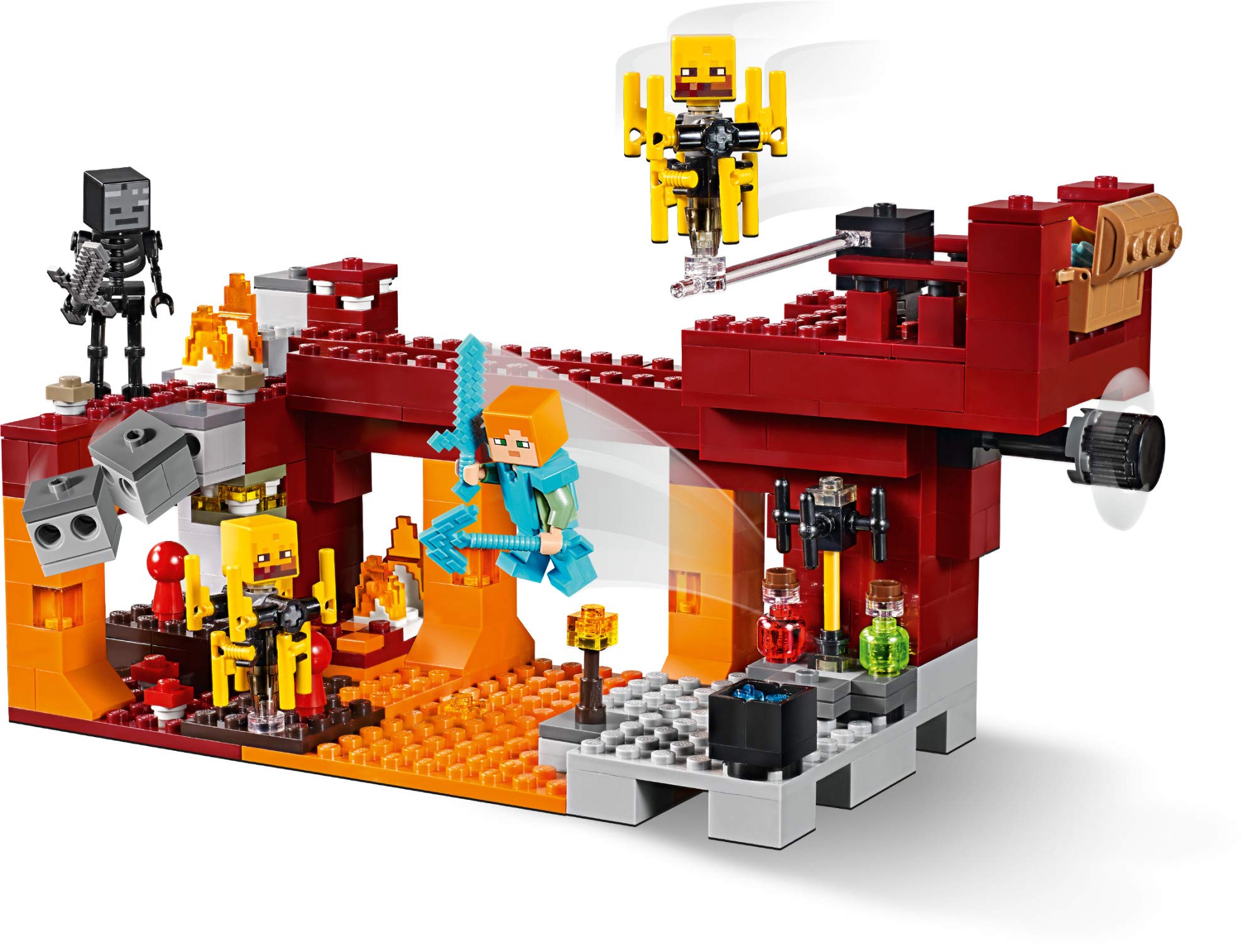 LEGO Minecraft The Blaze Bridge 21154 Building Kit (370 Pieces) (7544048484590)